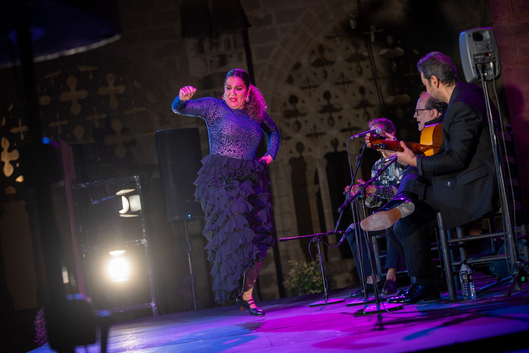 Soraya Clavijo y su cuadro