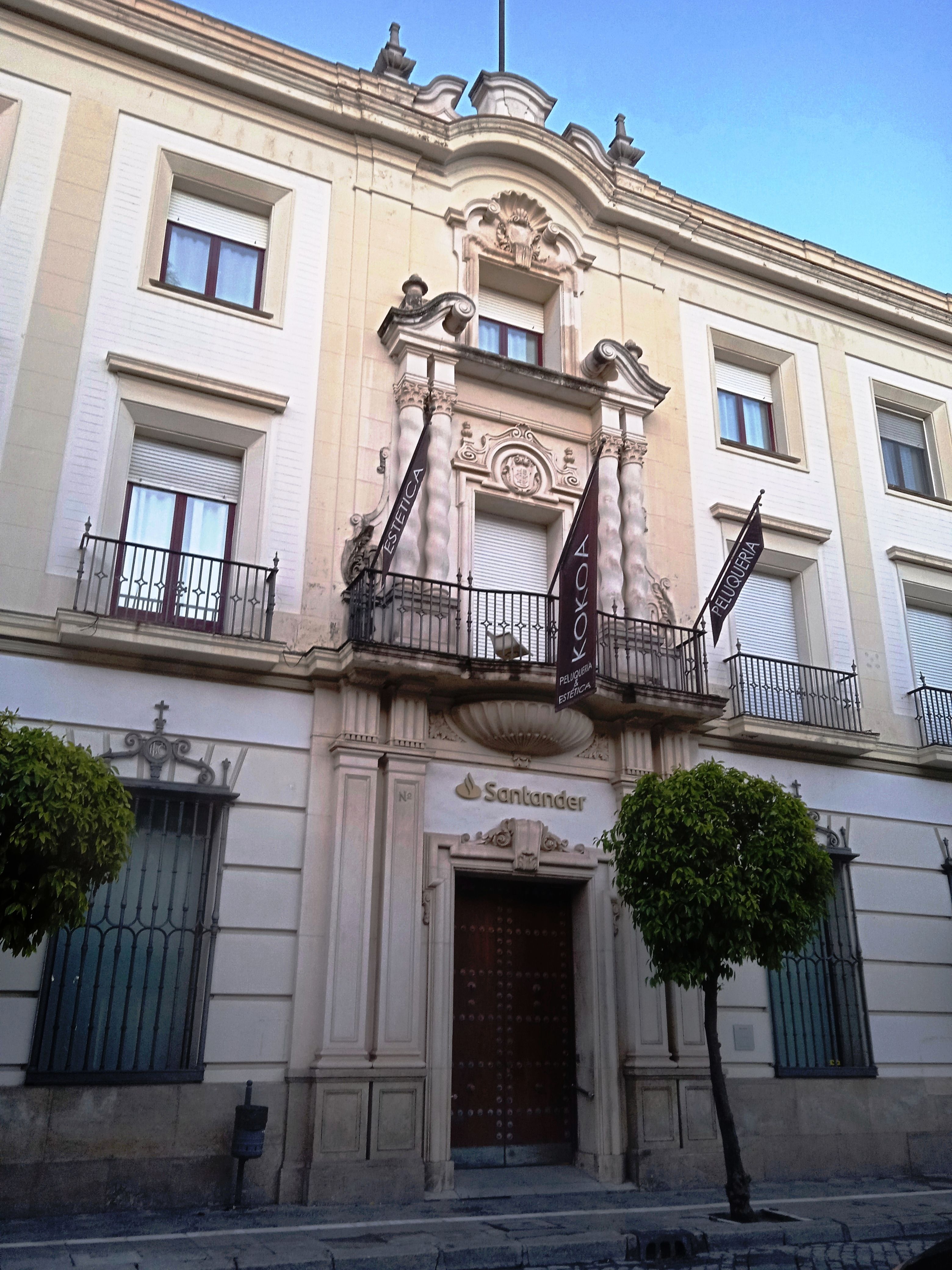 Fachada neobarroca Banesto