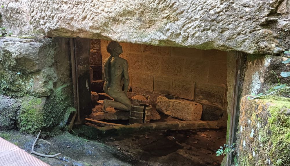 Un rincón del centro de interpretación