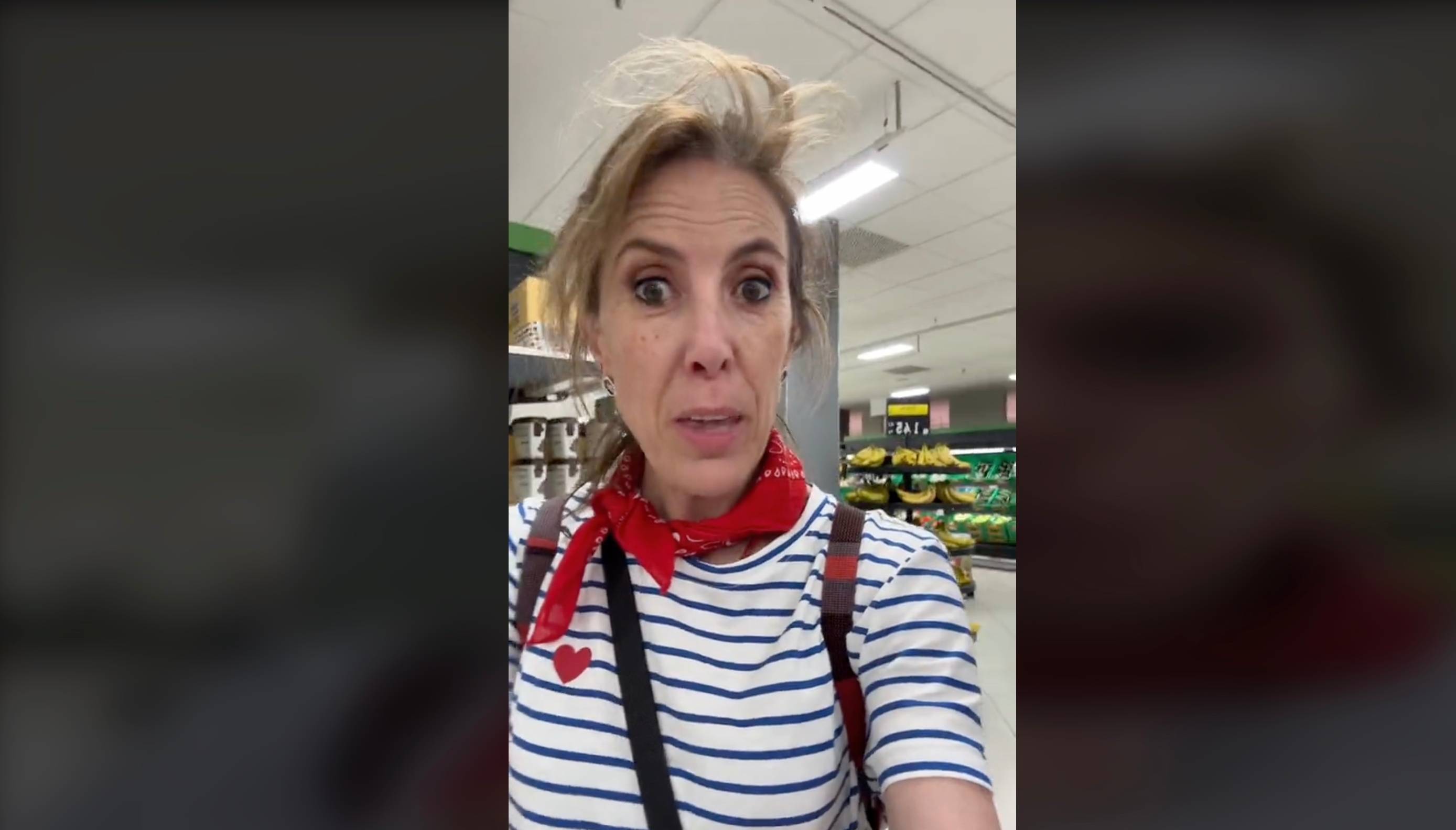 Un fotograma del vídeo de la actriz y monologuista Vivy Lin en TikTok, que inició la tendencia. Un fotograma del vídeo de la actriz y monologuista Vivy Lin en TikTok, que inició la tendencia.