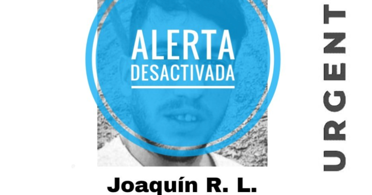 Joaquín, desaparecido en Jerez hace dos días, ya ha aparecido. Joaquín, desaparecido en Jerez hace dos días, ya ha aparecido.