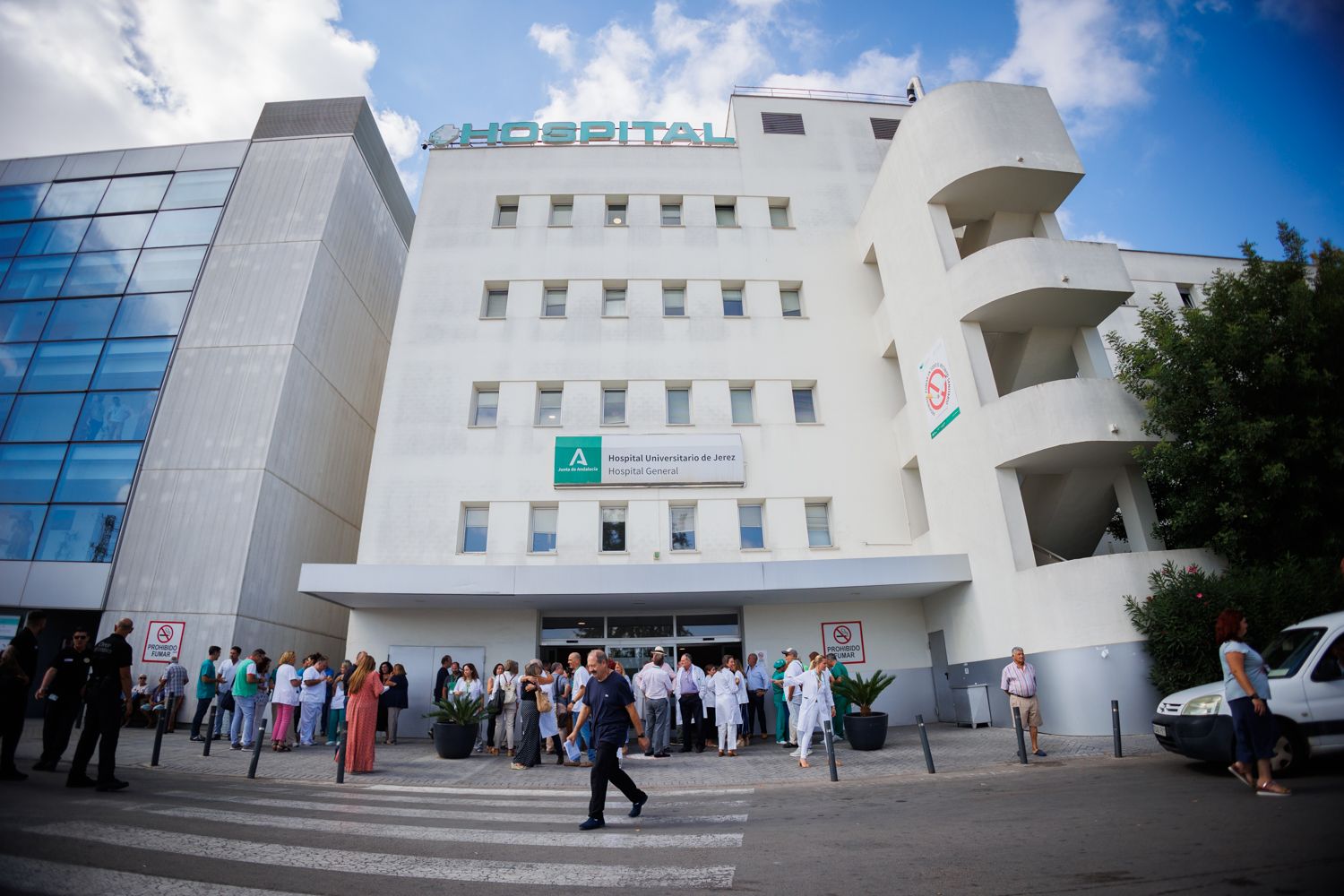 El Hospital de Jerez, en una imagen reciente. 