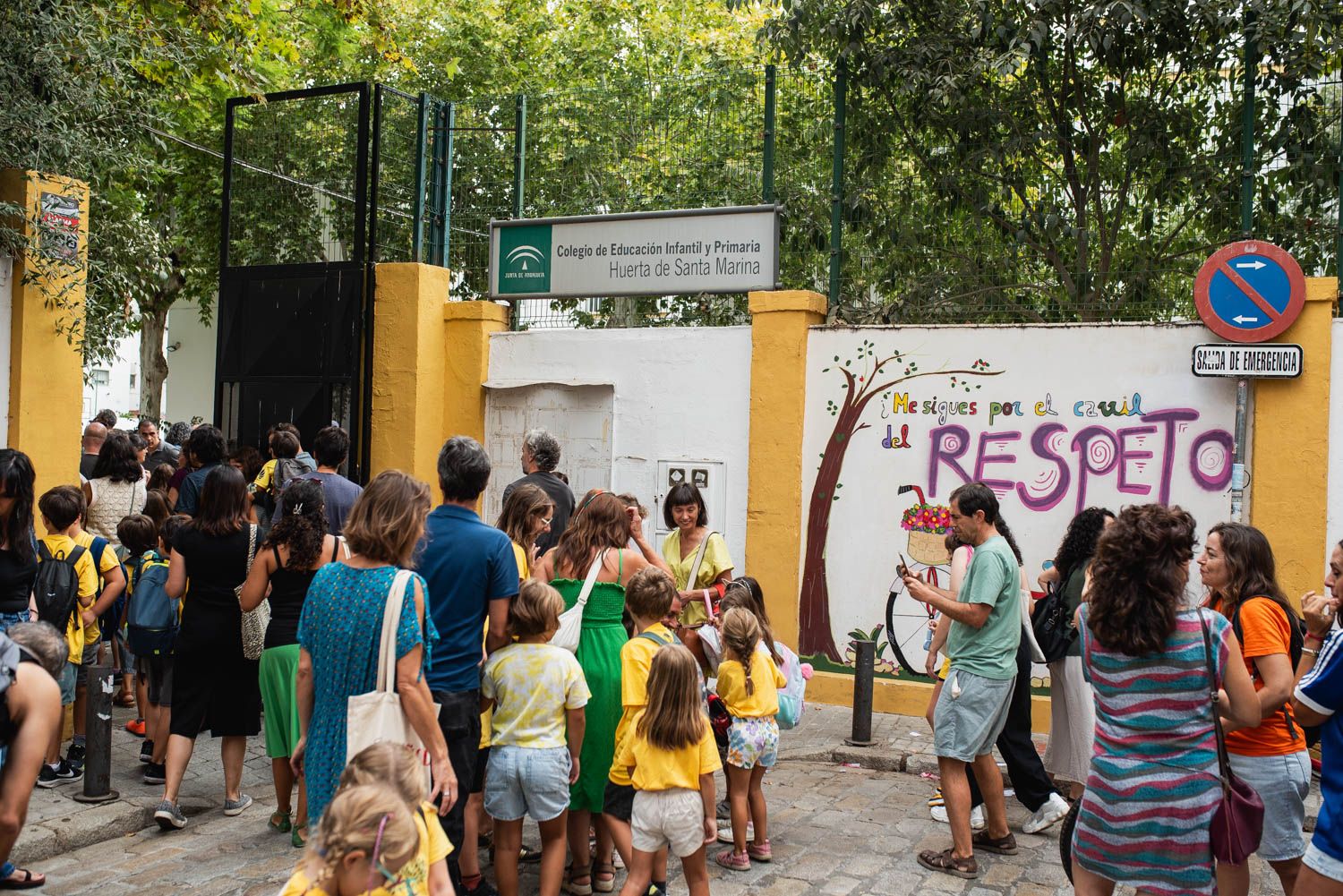 El inicio del curso en un colegio andaluz.