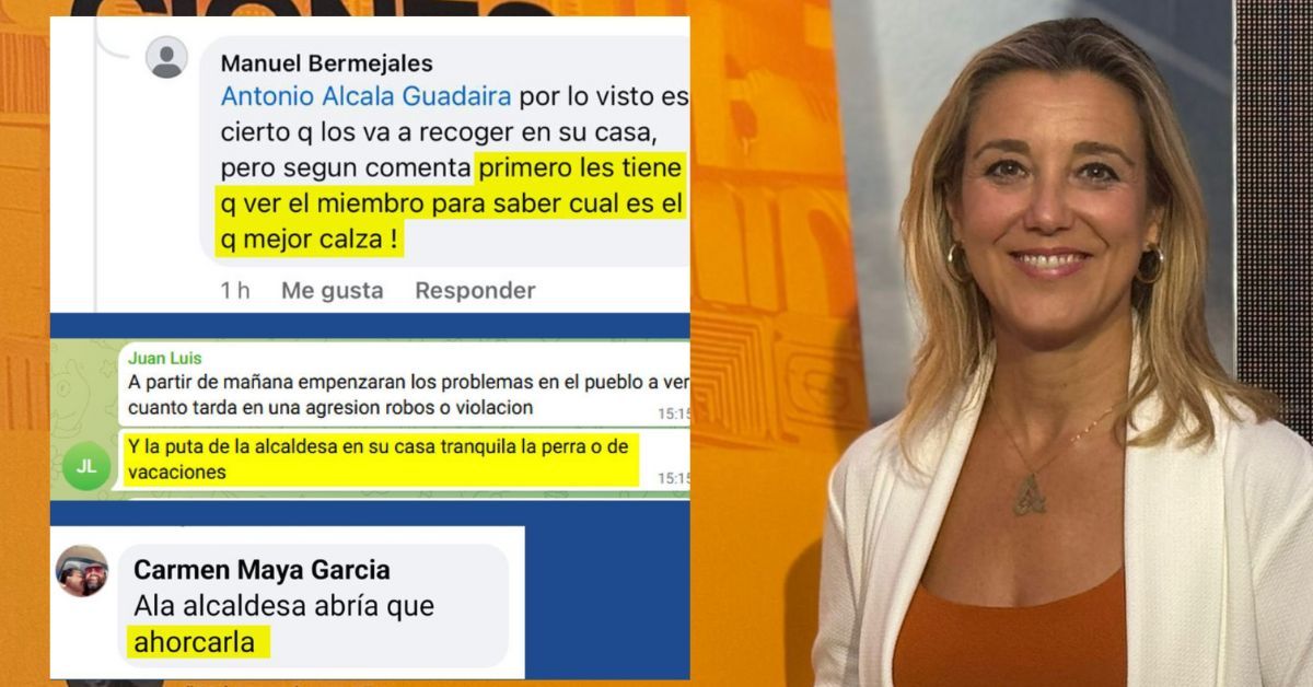 Los mensajes que ha recibido en redes la alcaldesa de Alcalá de Guadaíra. Los mensajes que ha recibido en redes la alcaldesa de Alcalá de Guadaíra.