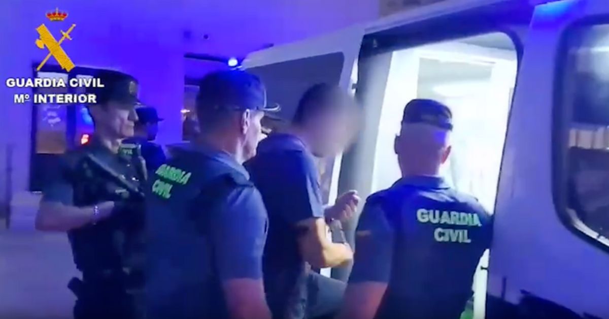 Karim, tras su detención.