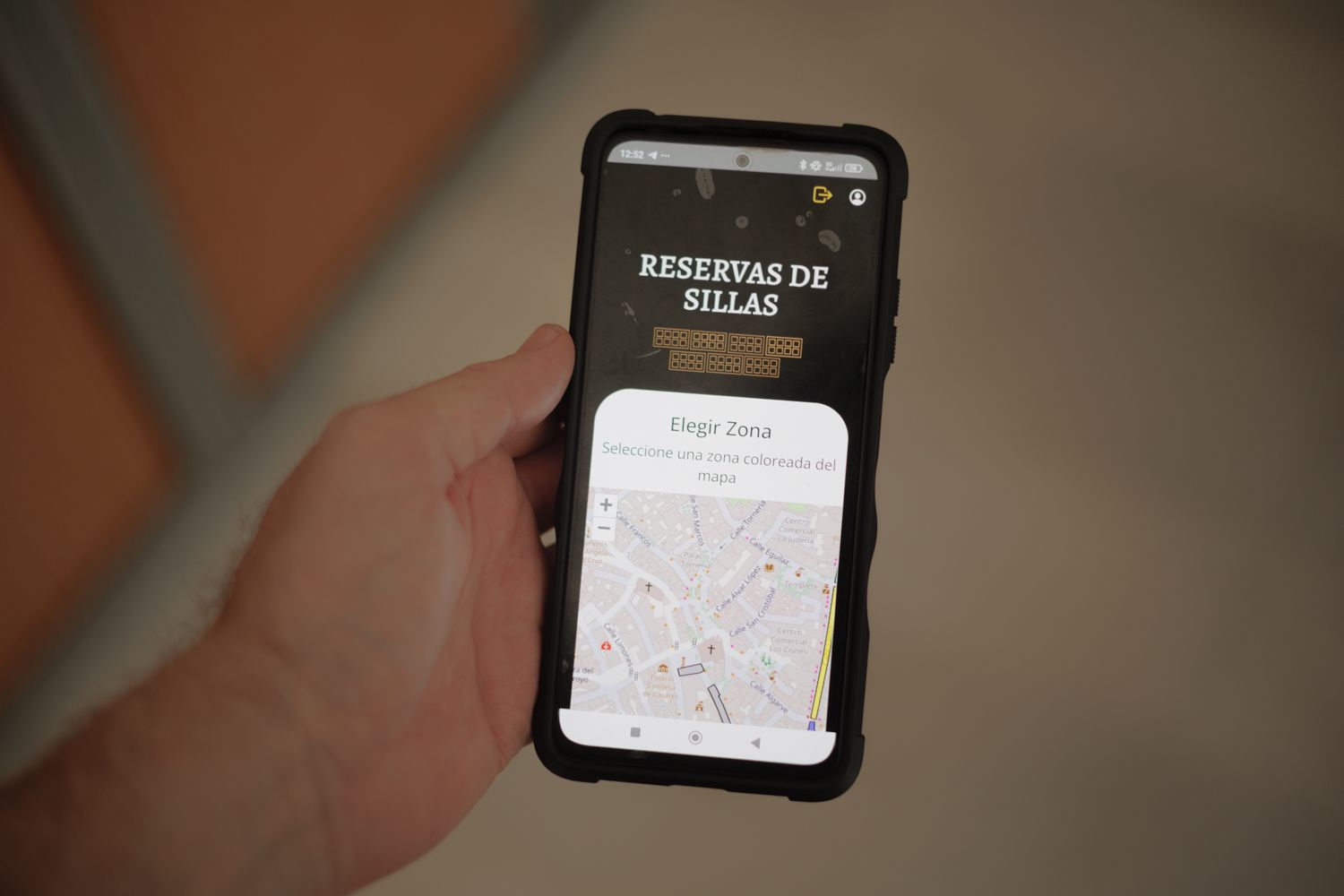La app de alquiler de sillas de la Magna de Jerez.
