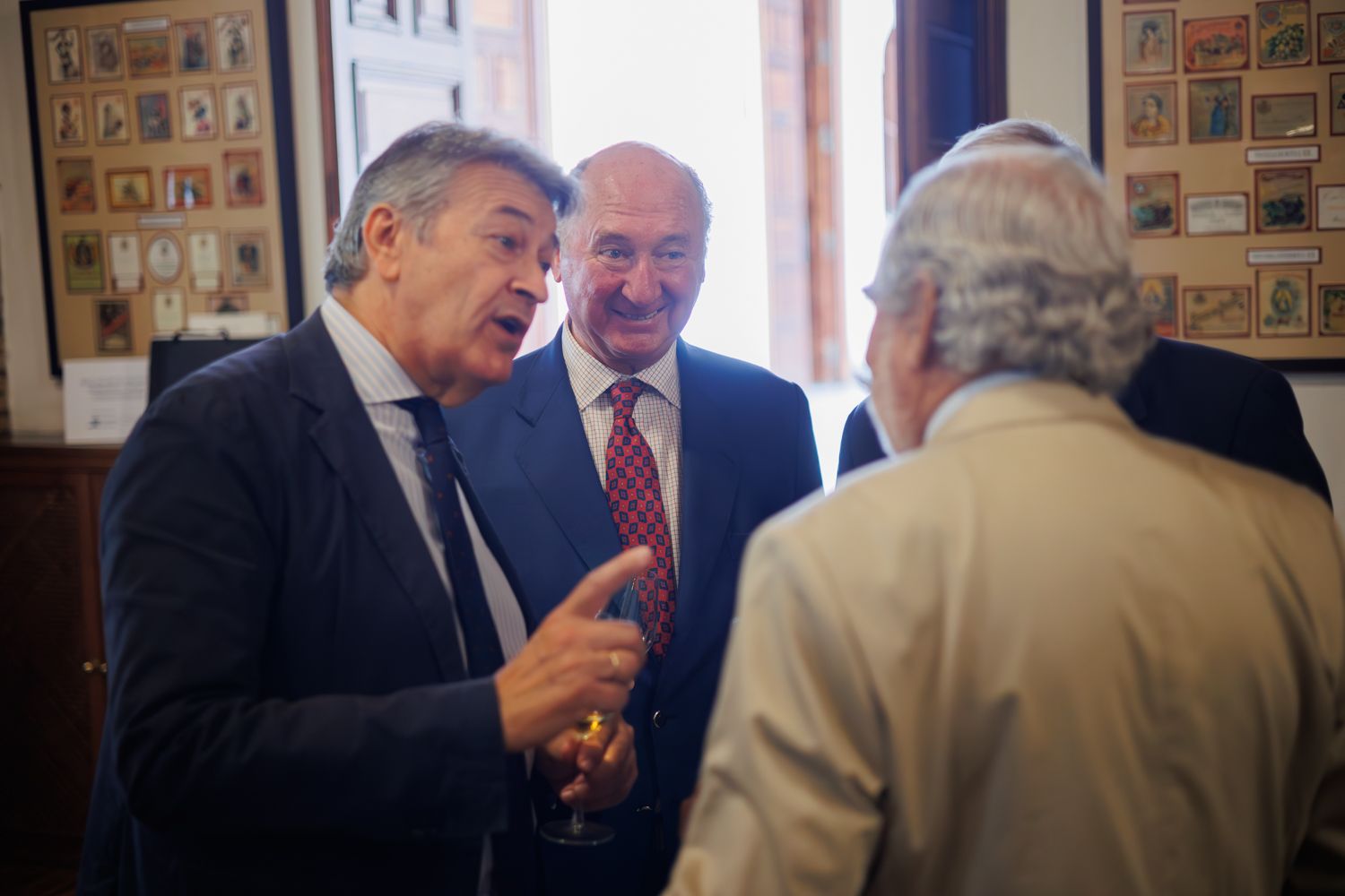 César Saldaña, en un evento del Consejo Regulador de los vinos de Jerez.