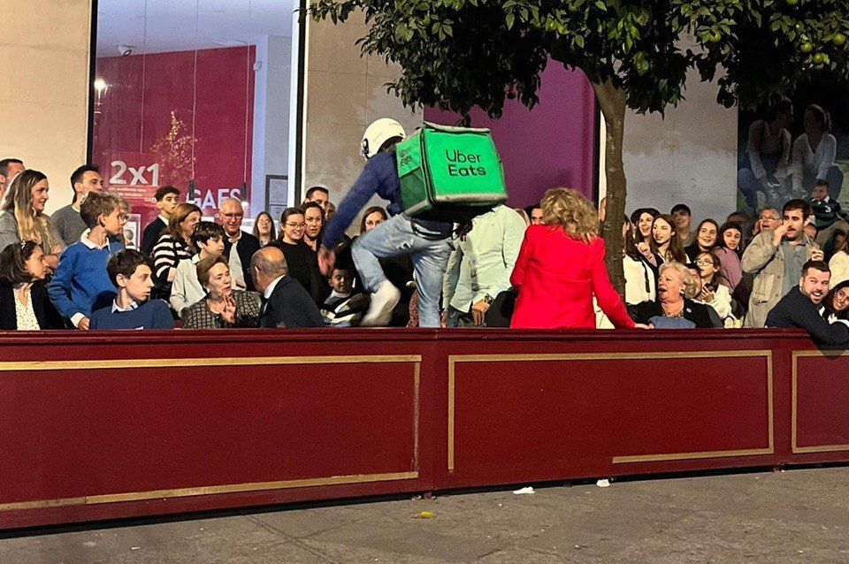 La imagen que está circulando por redes de la Magna de Jerez. La imagen que está circulando por redes de la Magna de Jerez.