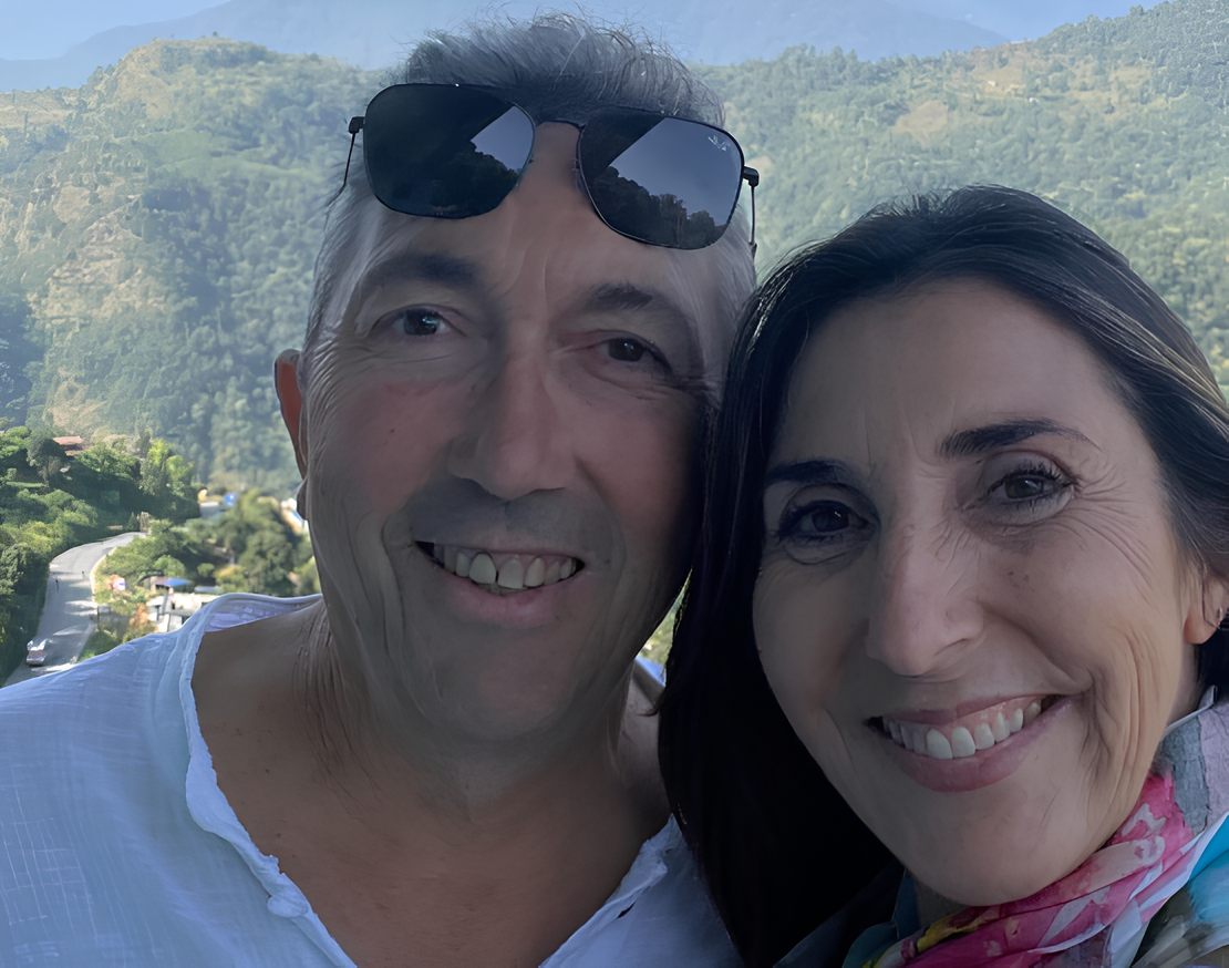 Luis y Paz Padilla en una visita de la conocida presentadora a Zahara de los Atunes. Luis y Paz Padilla en una visita de la conocida presentadora a Zahara de los Atunes.