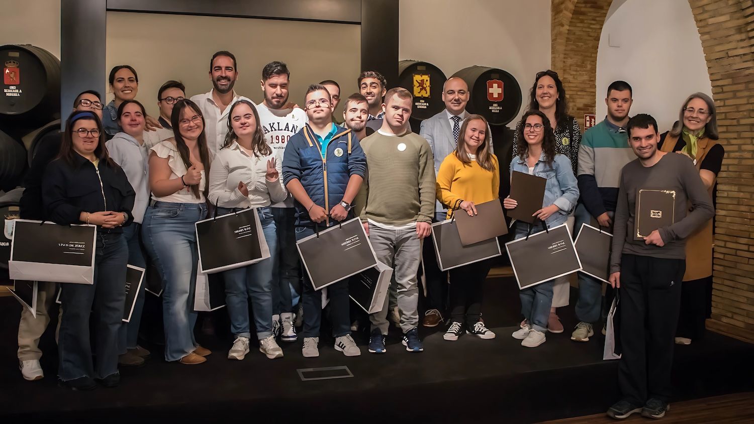 Participantes en la iniciativa pionera 'Enoturismo para tod@s' en anteriores ediciones.