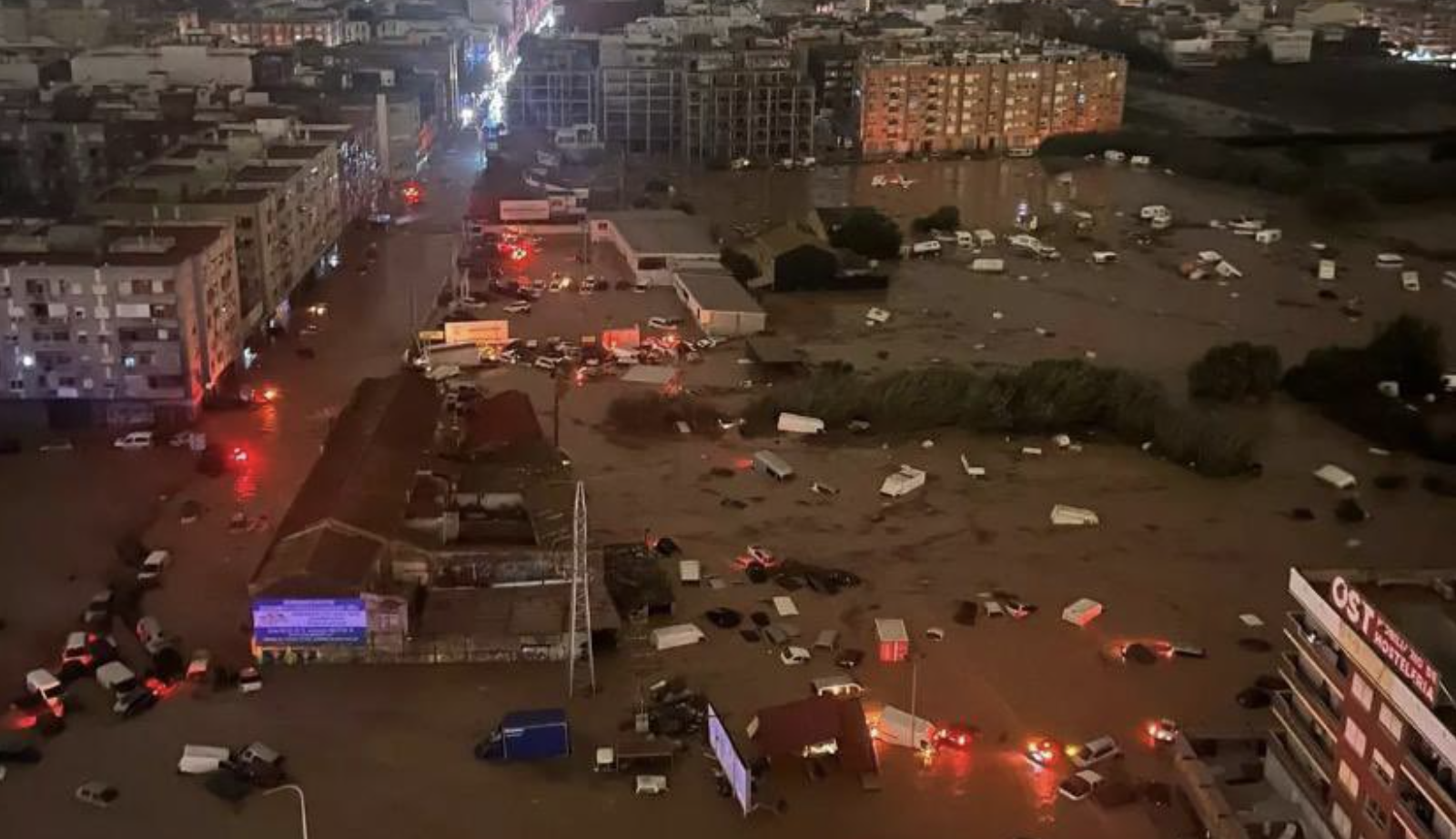 Una de las imágenes de los efectos devastadores del paso de la mortal dana que golpeó a la Comunidad Valenciana el año pasado.