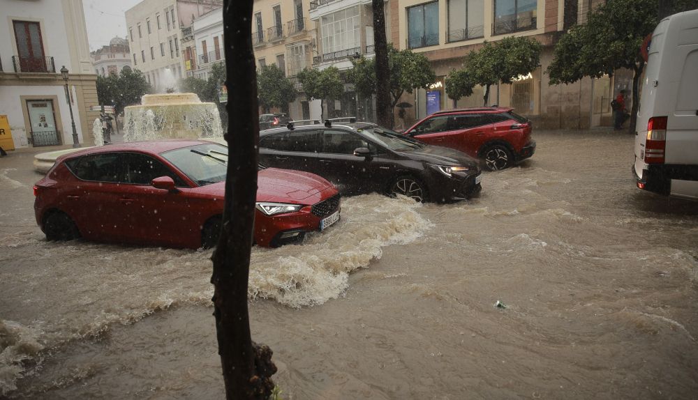 La DANA a su paso por Jerez 