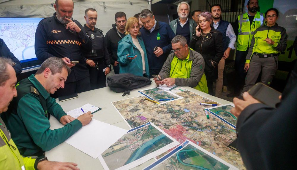 Desalojo por la posibilidad de la crecida del Guadalete.