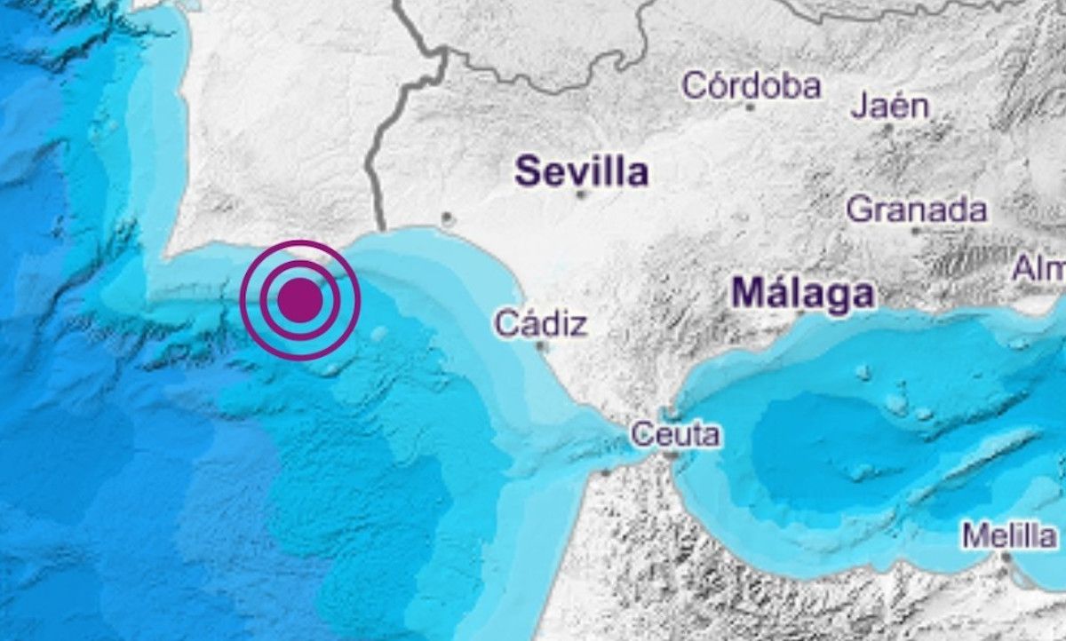 Nuevo terremoto en el Golfo de Cádiz. Nuevo terremoto en el Golfo de Cádiz.