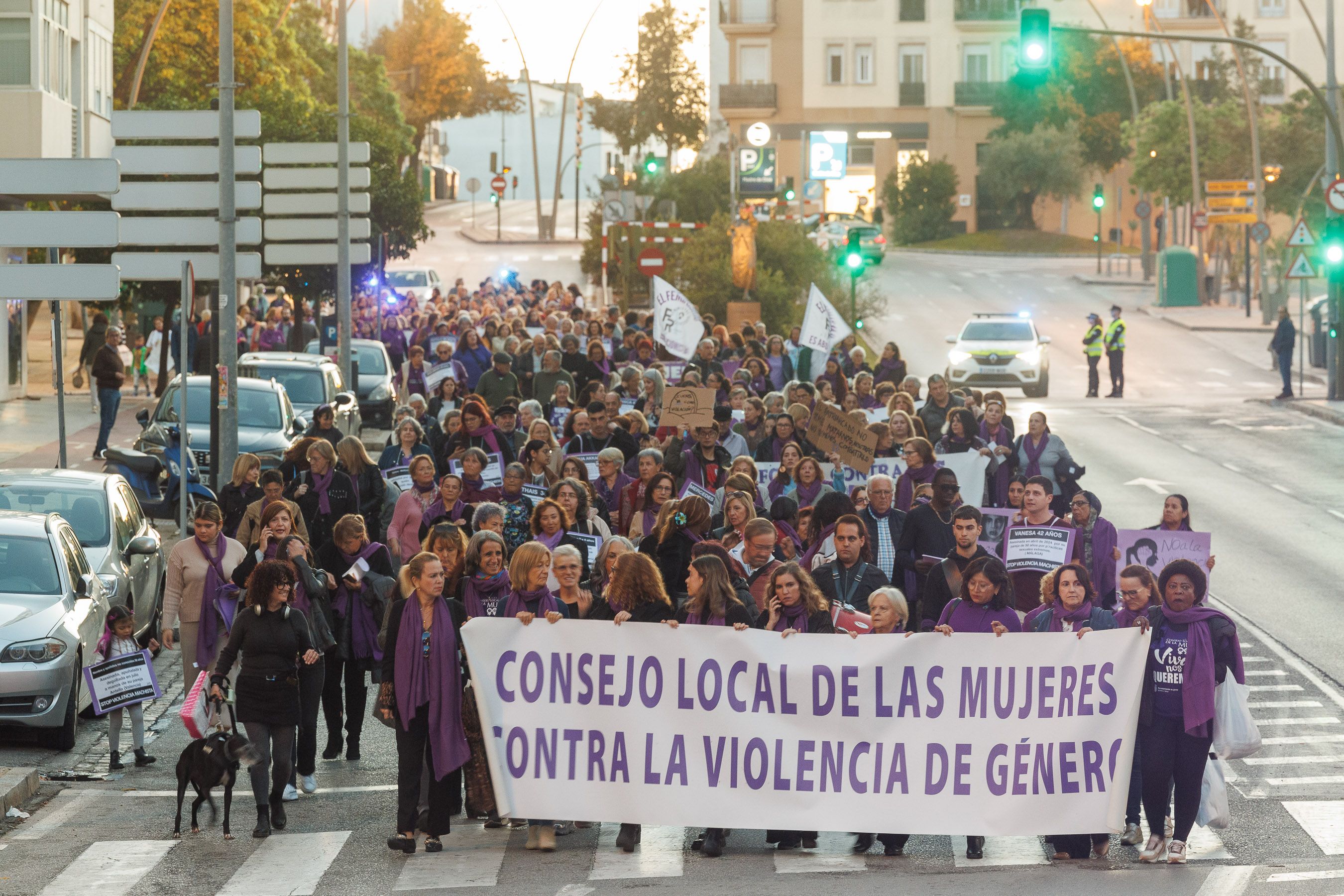 La manifestación por el 25N en Jerez. La manifestación por el 25N en Jerez.