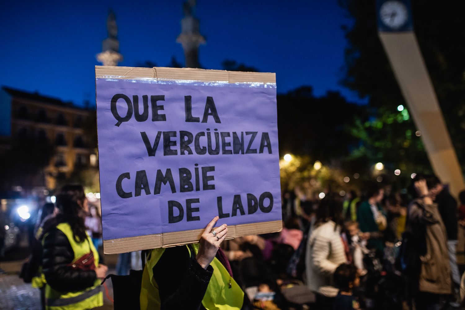 Una manifestación feminista en una imagen de archivo. 