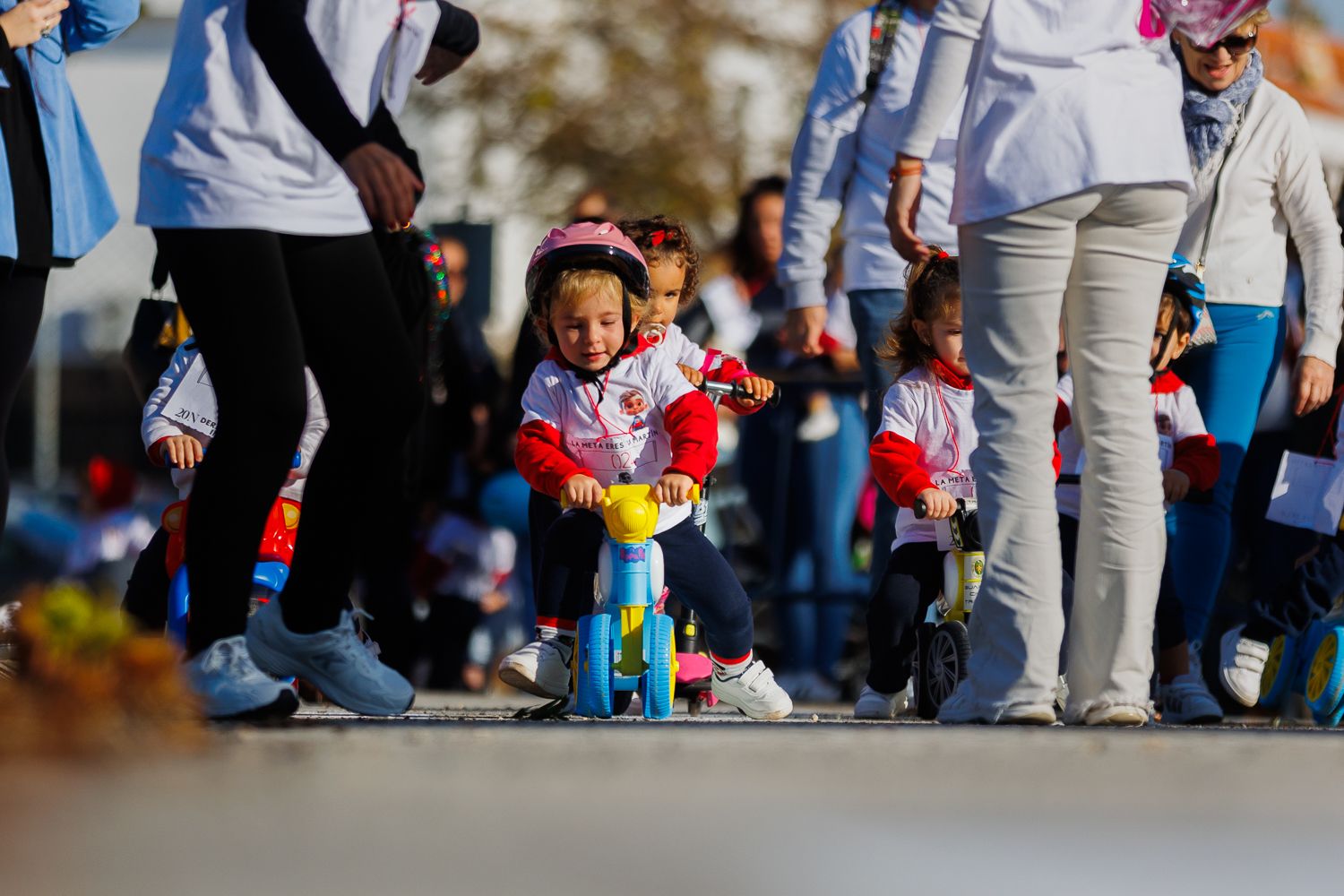 Carrera 'Correpasillos' solidaria por Martín, el X-Men de Jerez, en una edición pasada.