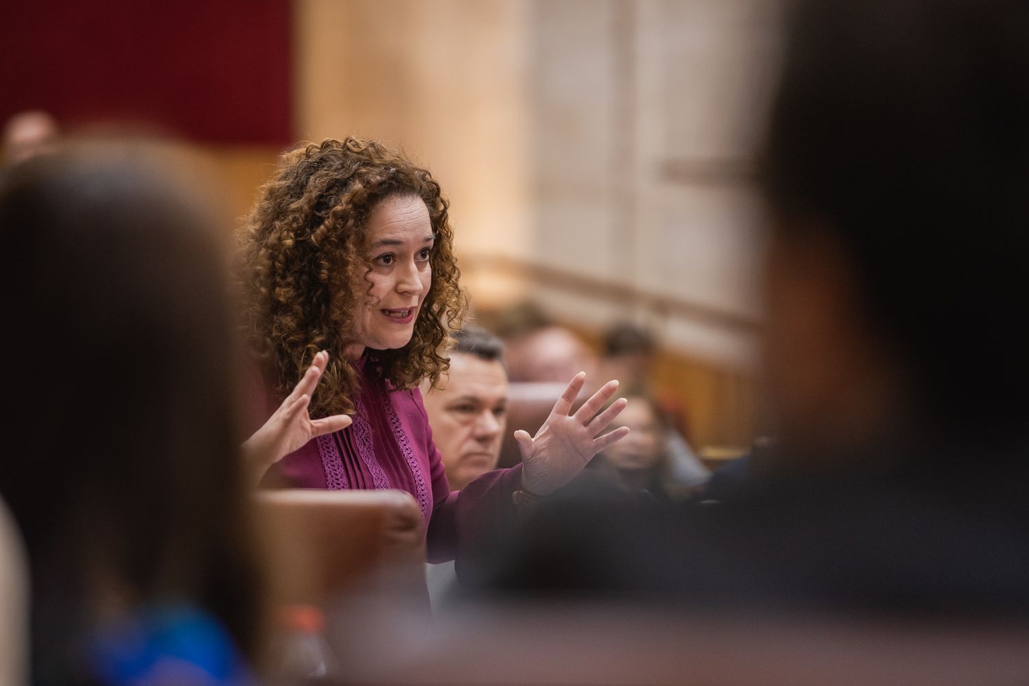 Diputados del grupo Por Andalucía en el Parlamento andaluz.