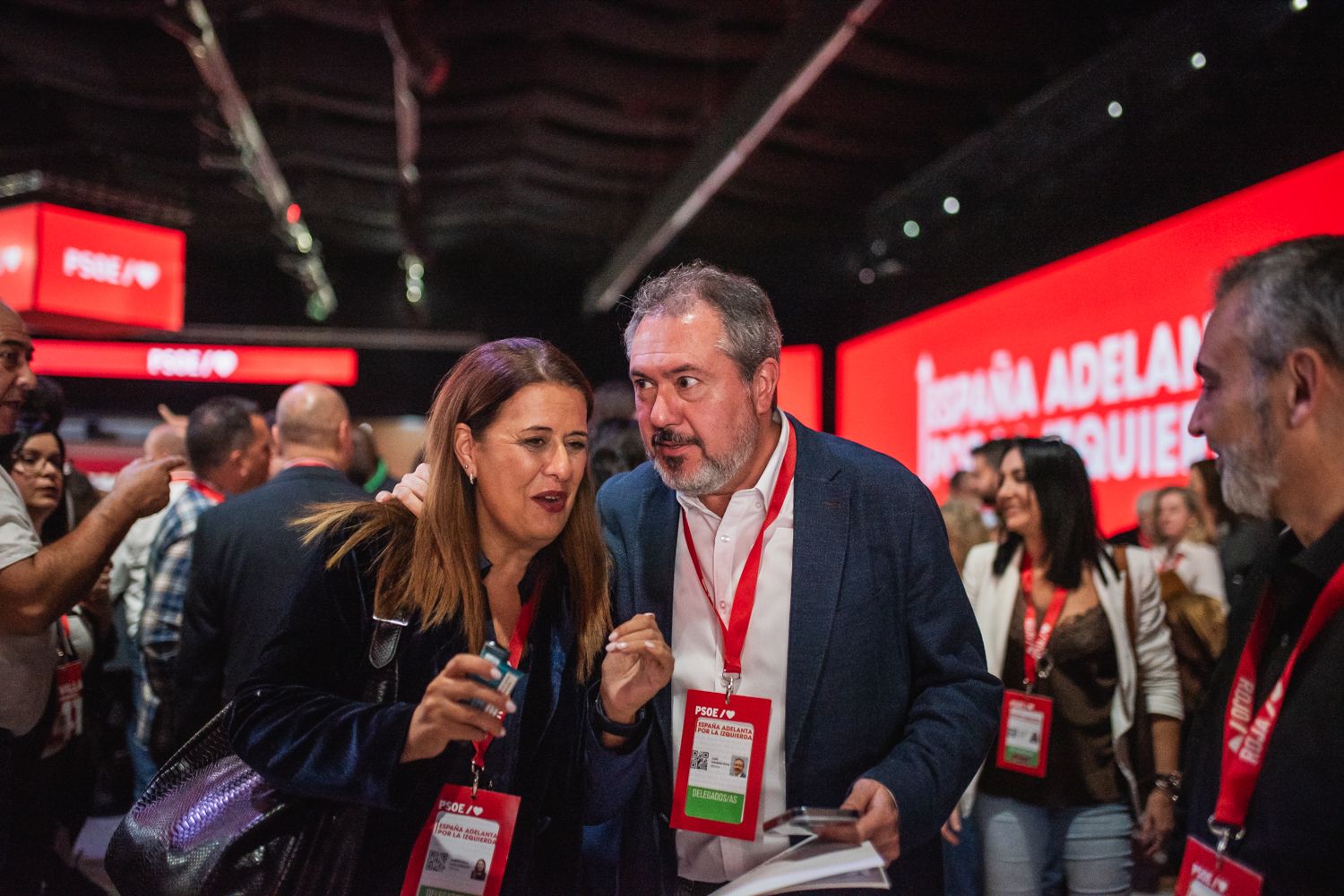 Juan Espadas, líder del PSOE andaluz, en el pasado congreso federal celebrado en Sevilla.