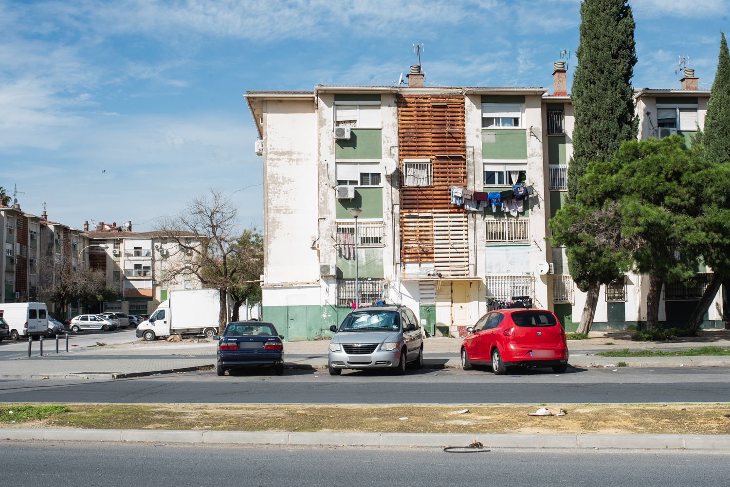 Imagen del Polígono Sur, el barrio más pobre de España.