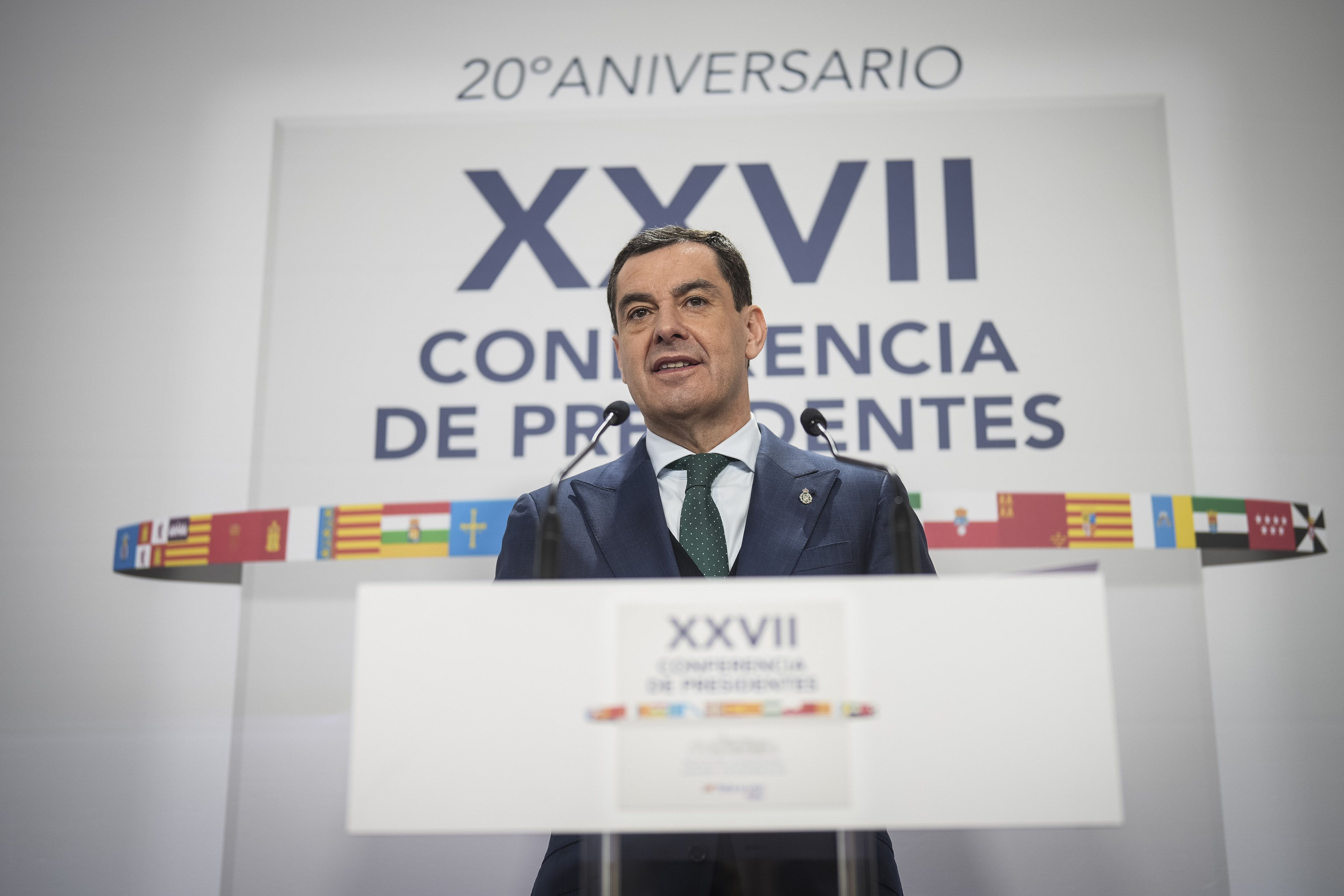 Moreno, tras la última Conferencia de Presidentes.