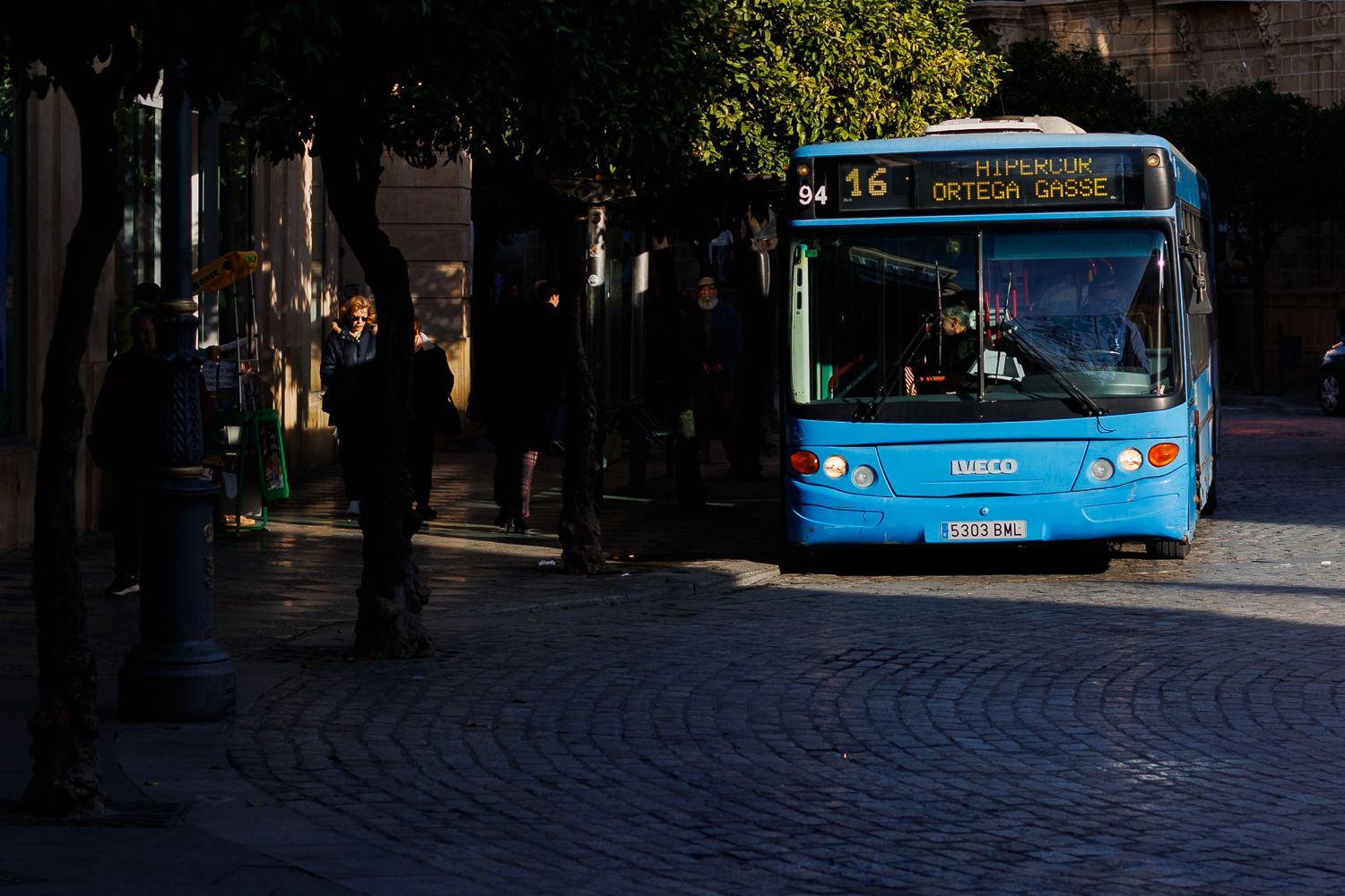 Imagen de un autobús urbano de Jerez. Imagen de un autobús urbano de Jerez.