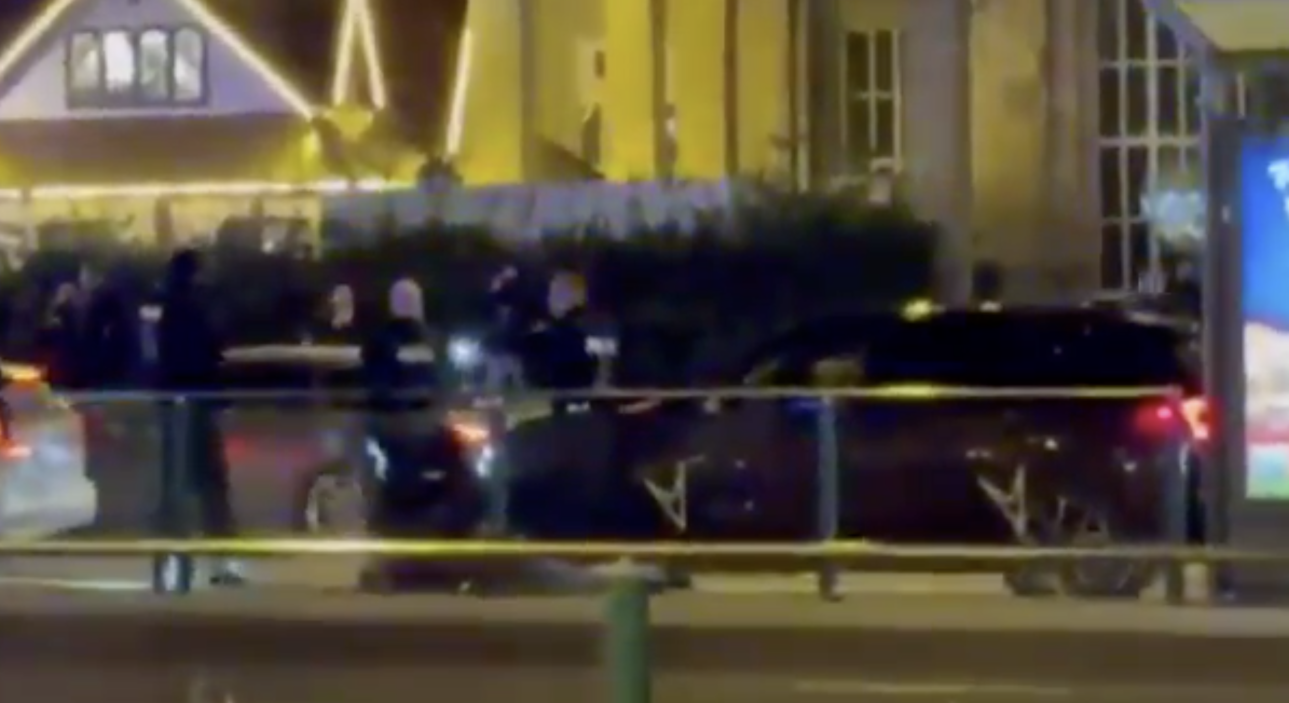 Una imagen de la detención del autor del atropello masivo. Una imagen de la detención del autor del atropello masivo.