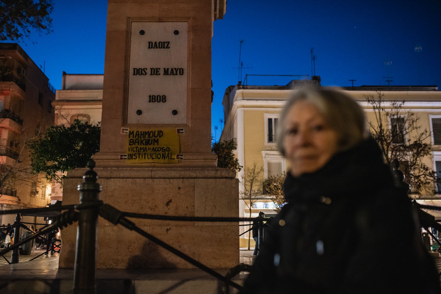 Concentración en la Plaza de la Gavidia de Sevilla, por la muerte del mantero Mamouth Bakhoum
