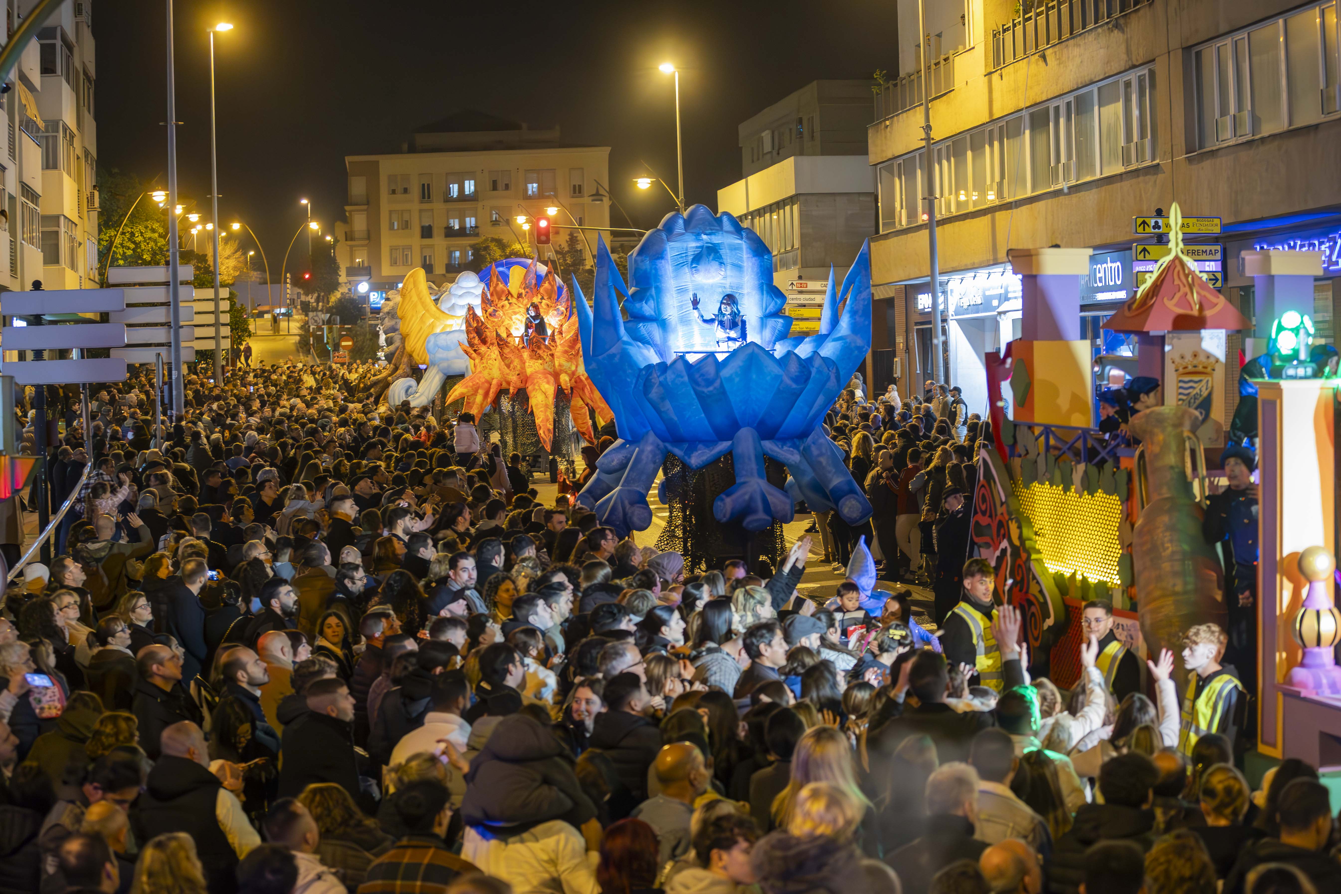 La cabalgata de Reyes Magos de Jerez.