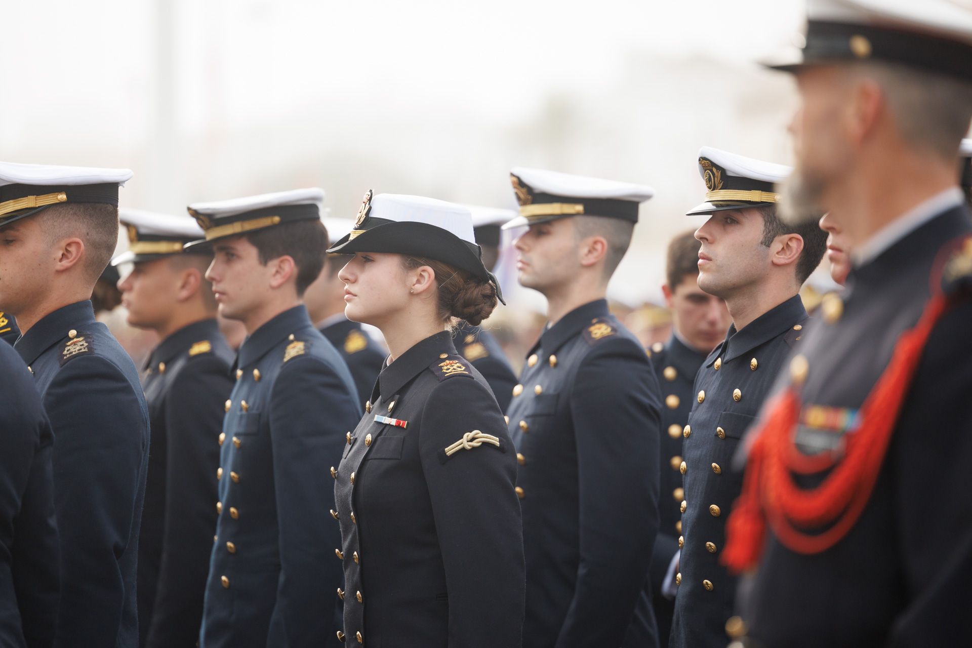Los Reyes despiden a la Princesa Leonor en el Juan Sebastián Elcano
