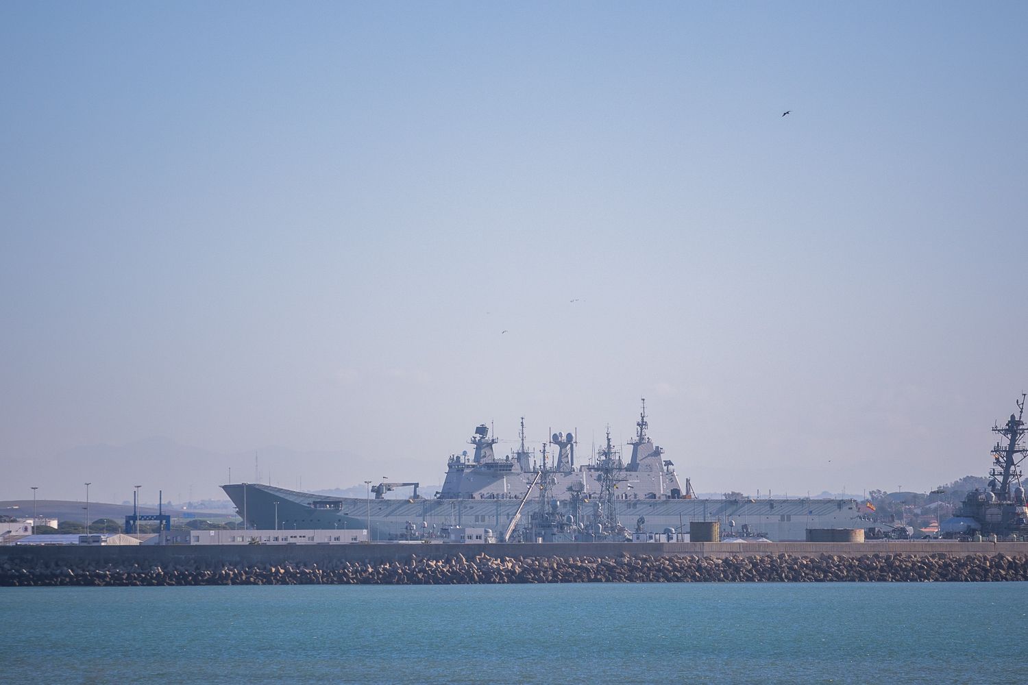 Una imagen de la base de rota