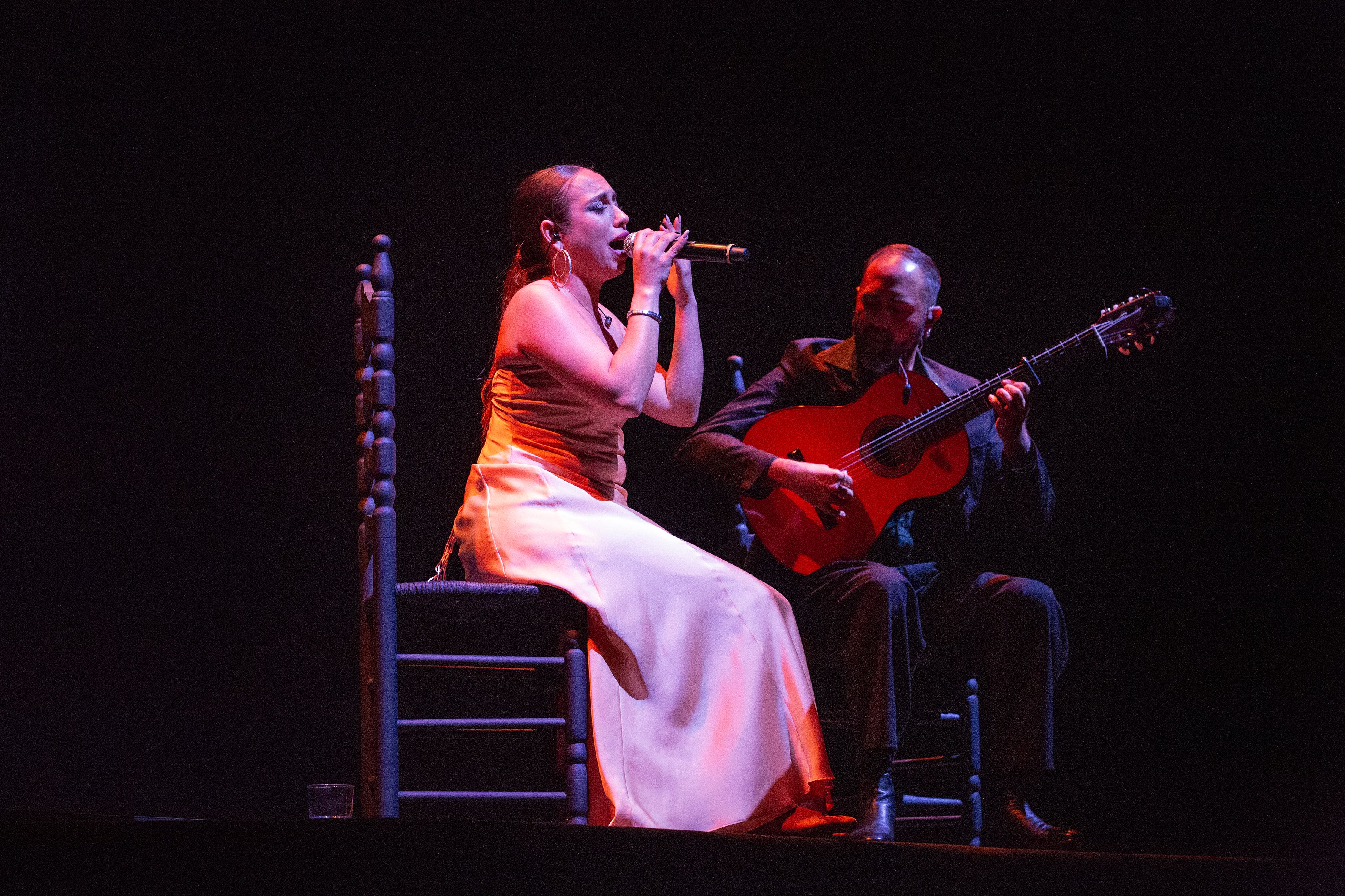 María Terremoto en el estreno mundial de 'Manifiesto' en el Festival Flamenco de Nimes.