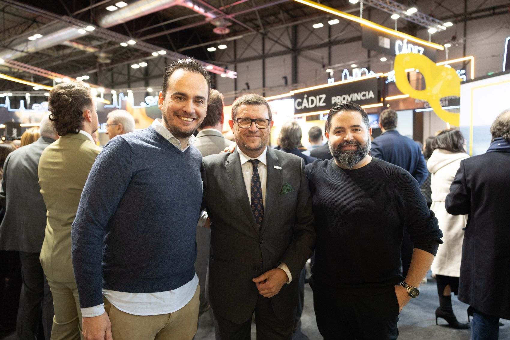 Israel Ramos, Antonio Ramírez y Juanlu Fernández, este año en Fitur.