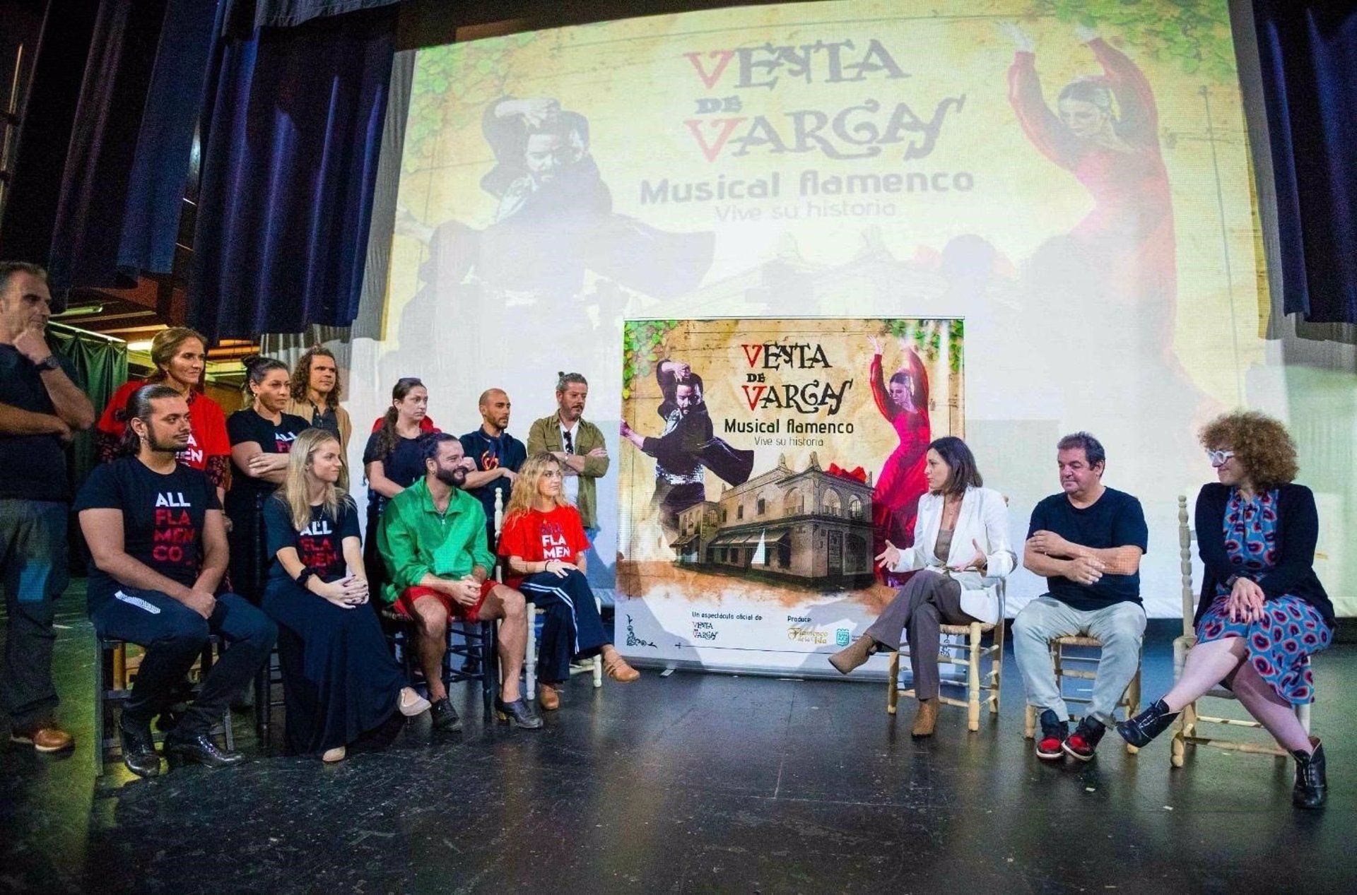 Patricia Cavada en un acto de la Venta de Vargas.
