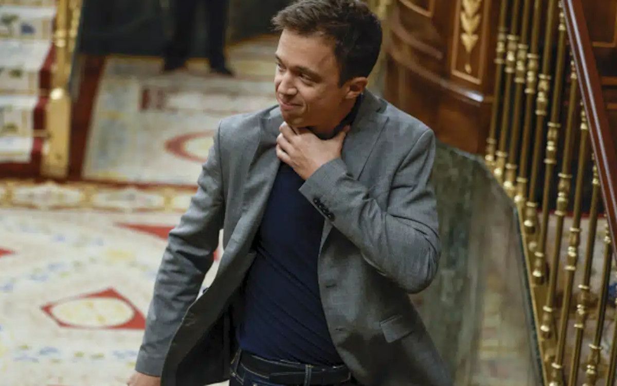Íñigo Errejón en una imagen en el Congreso.