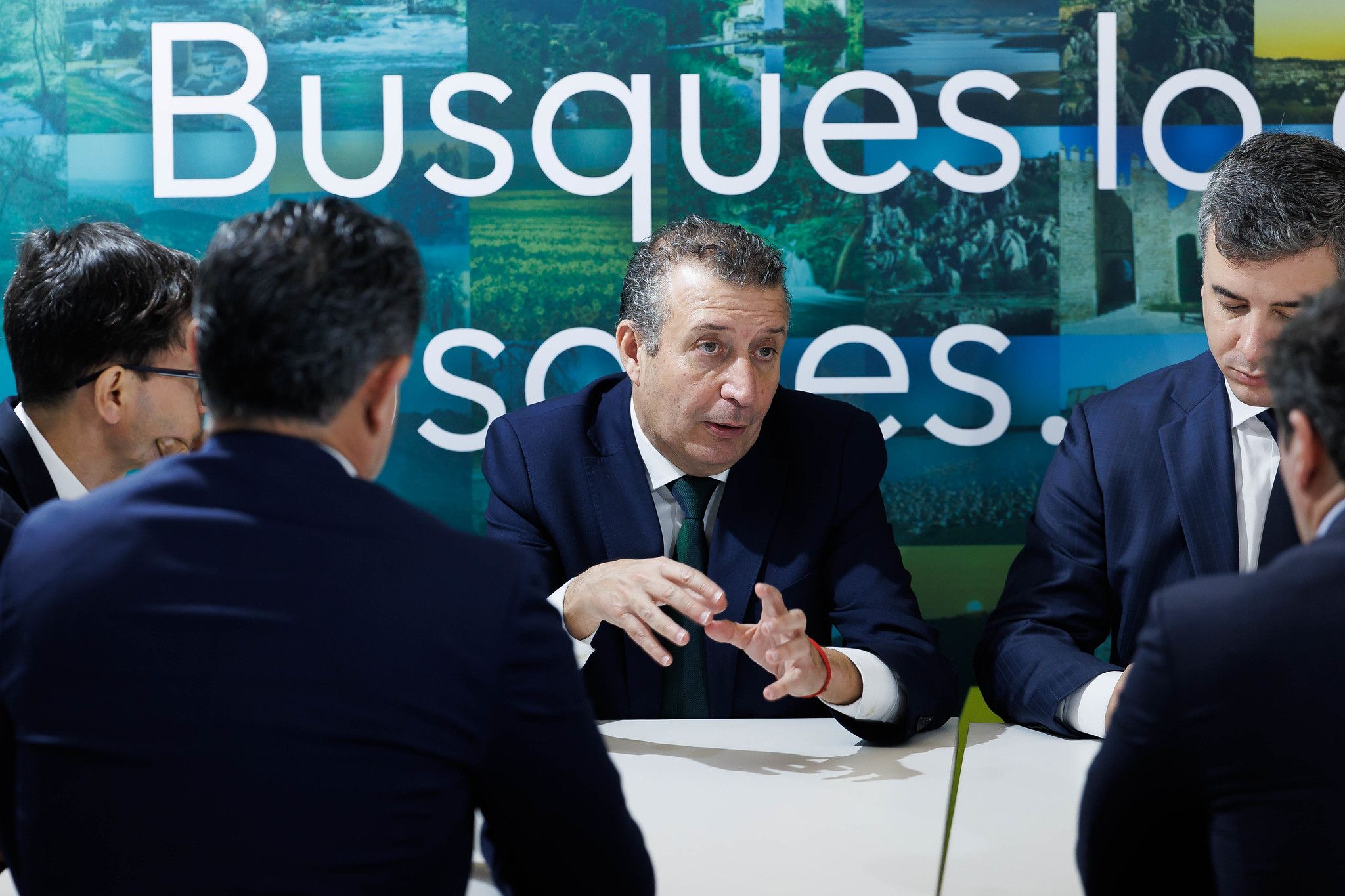 Javier Fernández, presidente de la Diputación de Sevilla, en Fitur.