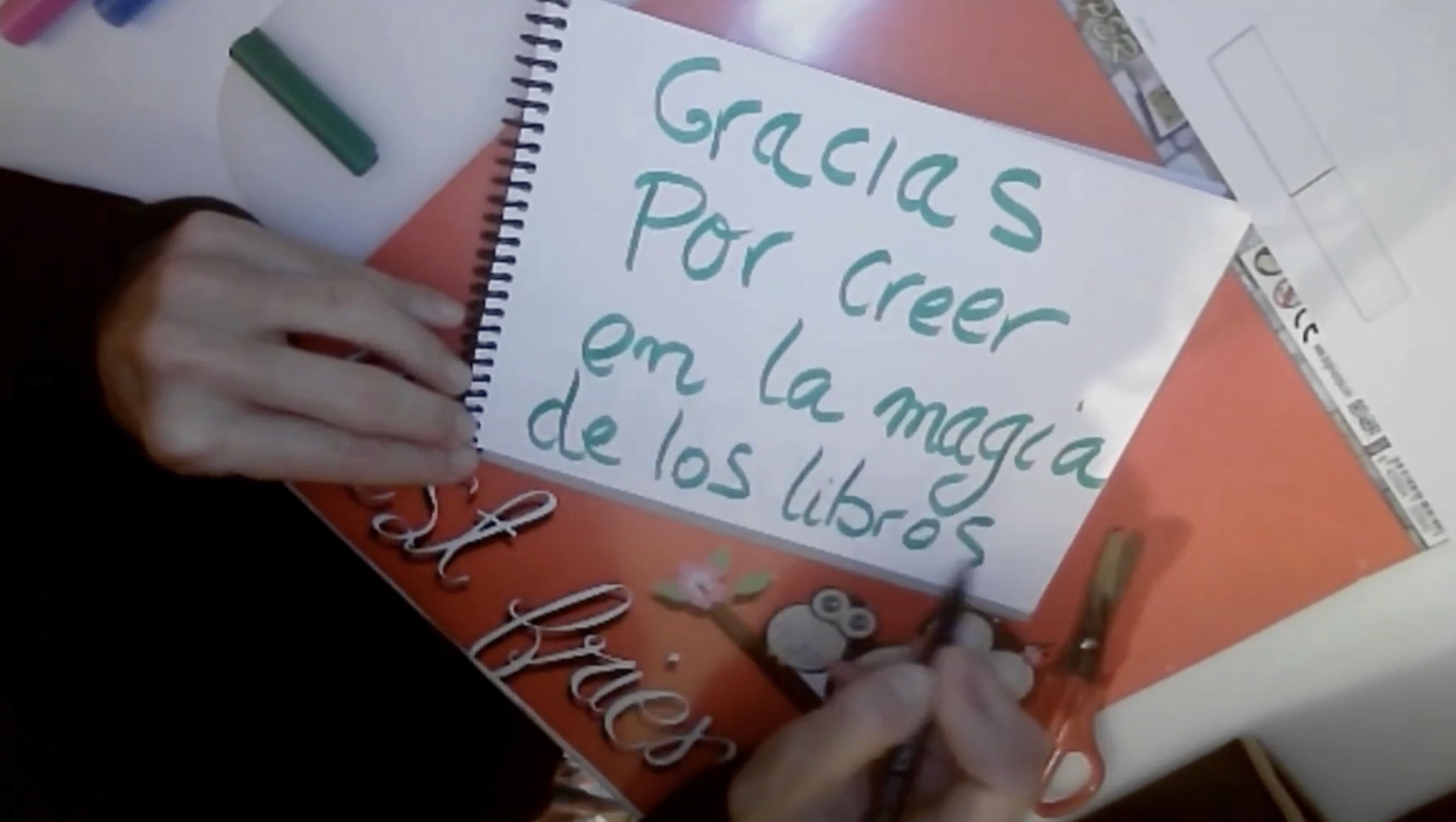 Una imagen del vídeo que ha realizado el CEIP La Marquesa para incentivar la lectura entre su alumnado.