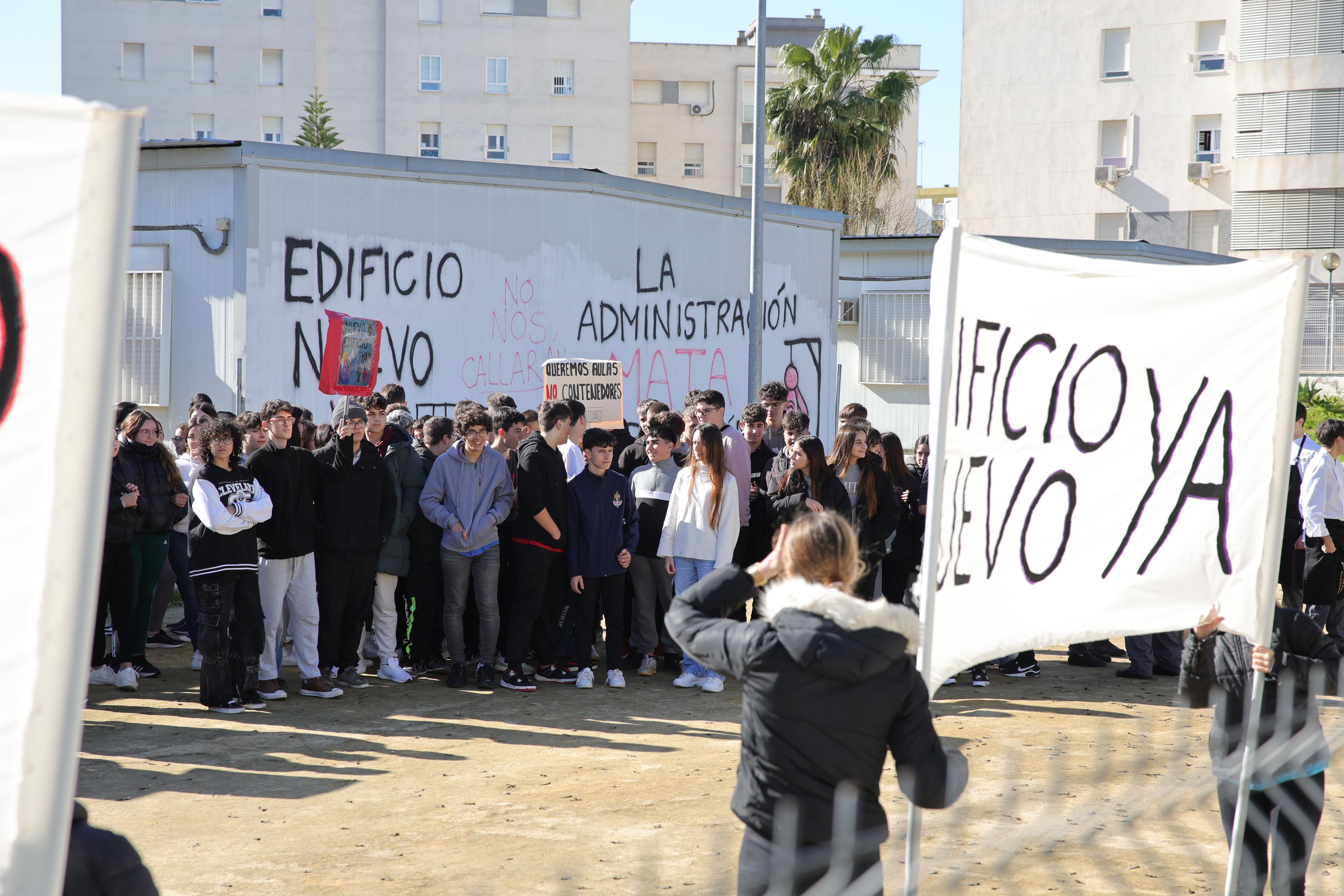 Última reivindicación en el IES Lola Flores.