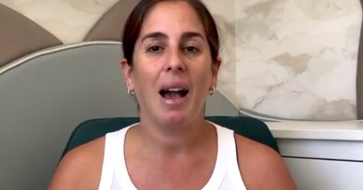 Anabel Pantoja, durante un video que compartió en redes sociales anteriormente.