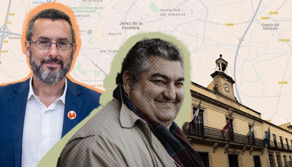Juan Franco, líder de La Línea 100x100, y Antonio Montero, ¿vuelta a la política de la mano de Jerez 100x100?