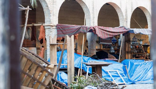 Puestos ambientando la década de los 70 del siglo XIX. 