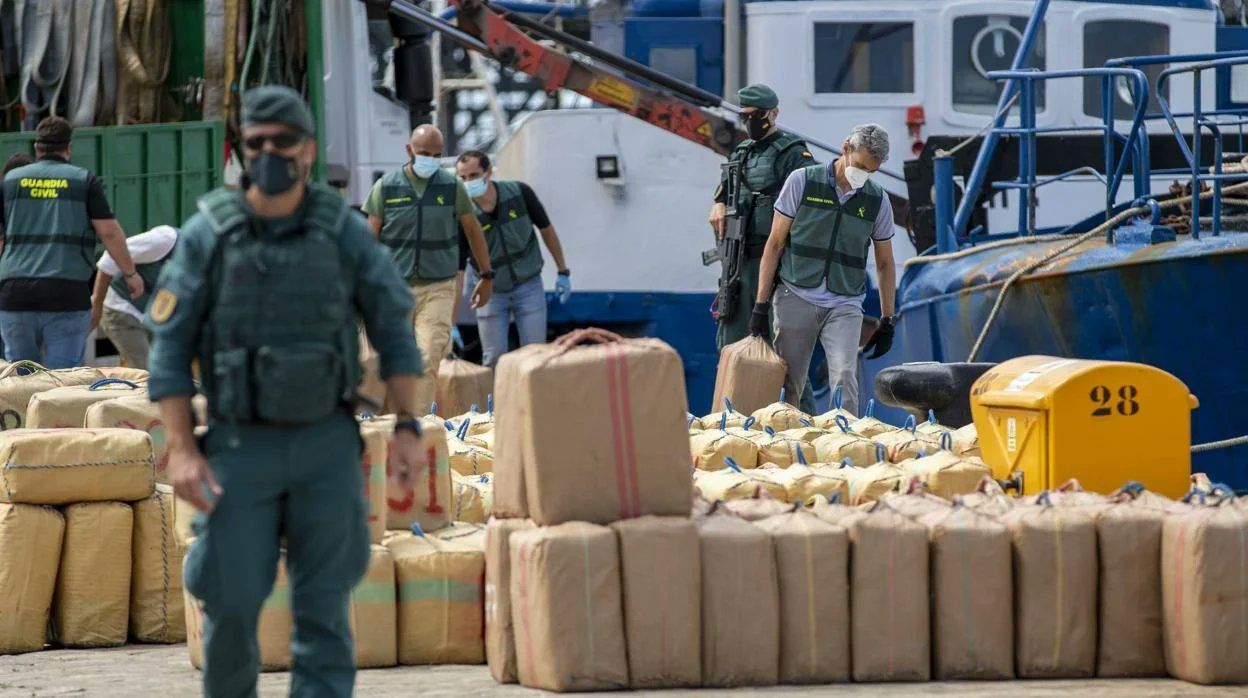 Una operación del Ministerio del Interior contra el narcotráfico en el Campo de Gibraltar.