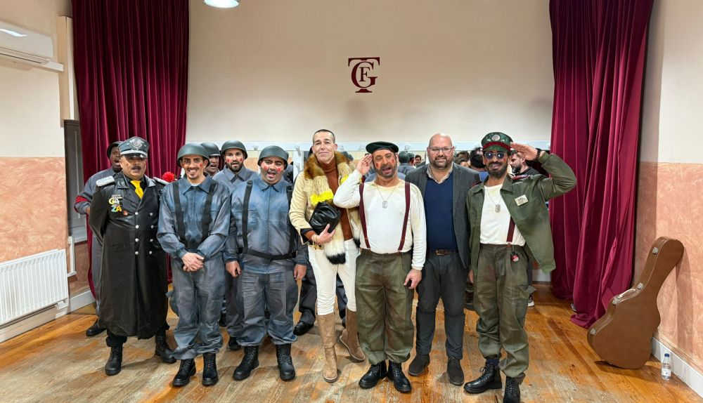 David Calleja y Javier Bello, con el cuarteto de la inclusión.