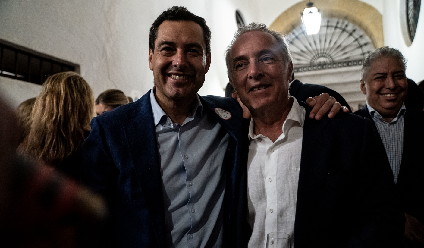 Juanma Moreno y José Manuel Soto, en una imagen de archivo.