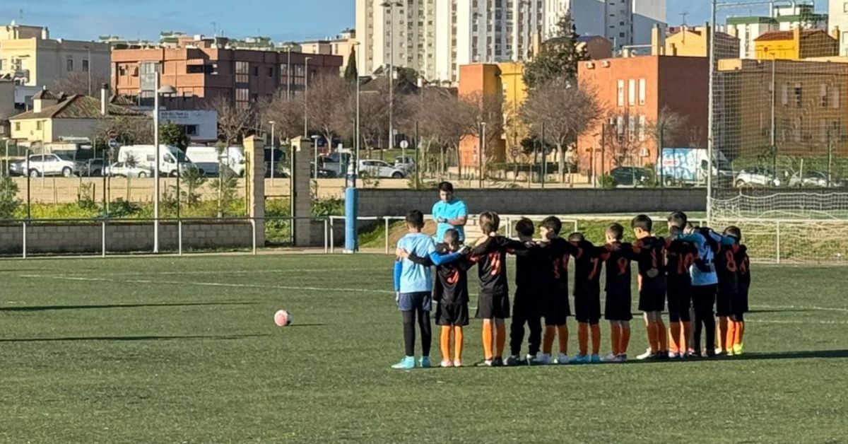 Imagen de archivo de un partido de un equipo de cantera del CD Zona Sur.
