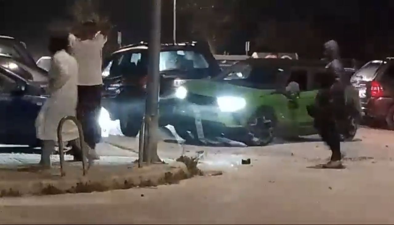 Pelea en los Tres Bloques de Sanlúcar.