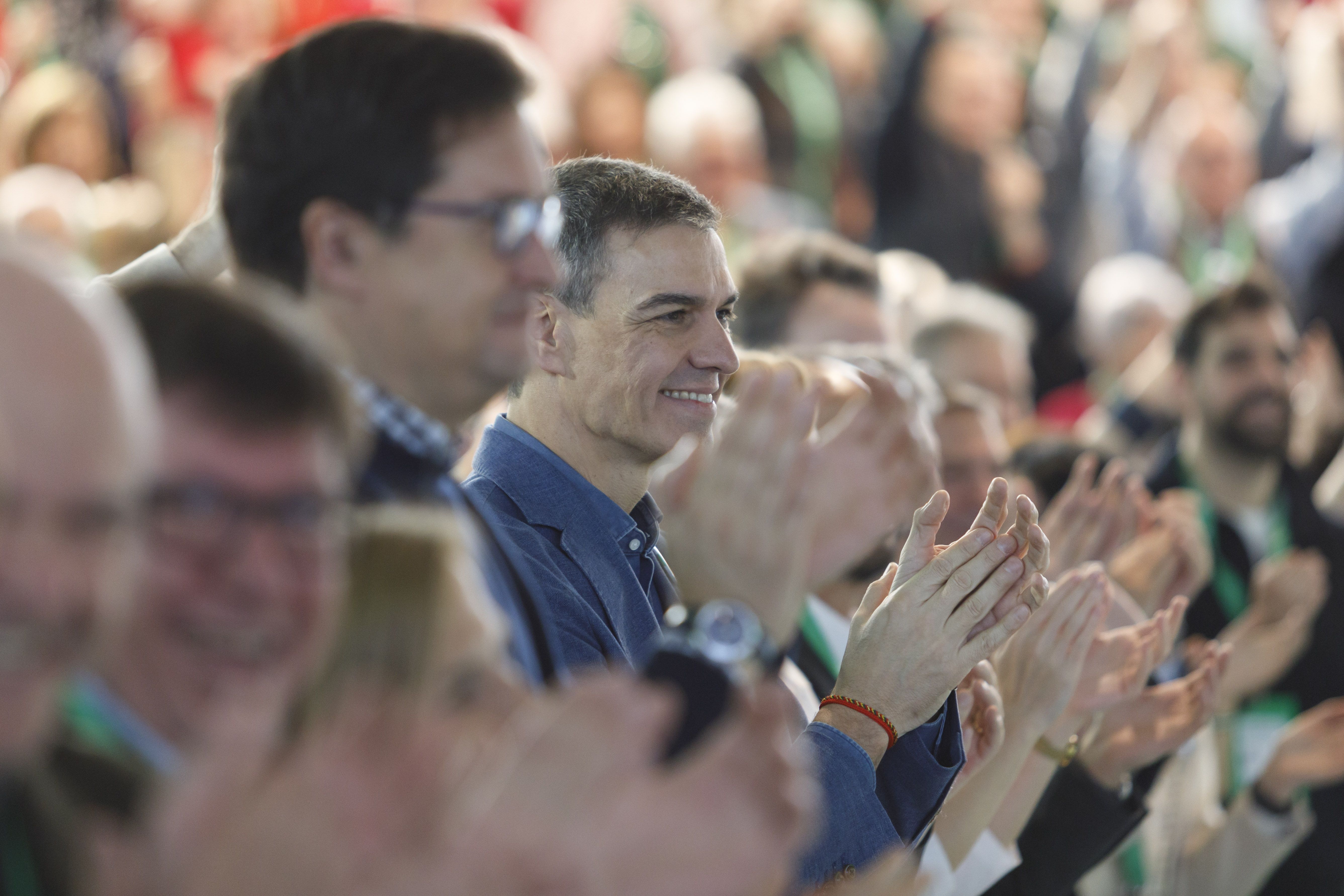El cierre del congreso regional del PSOE-A, con la visita de Pedro Sánchez.