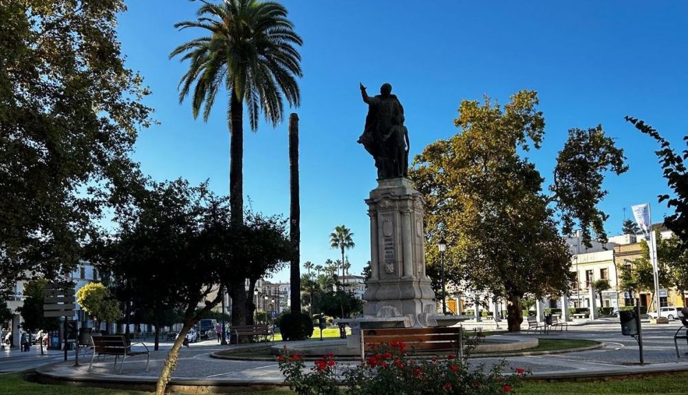 Estado de la palmera del Mamelón, el pasado mes de octubre.