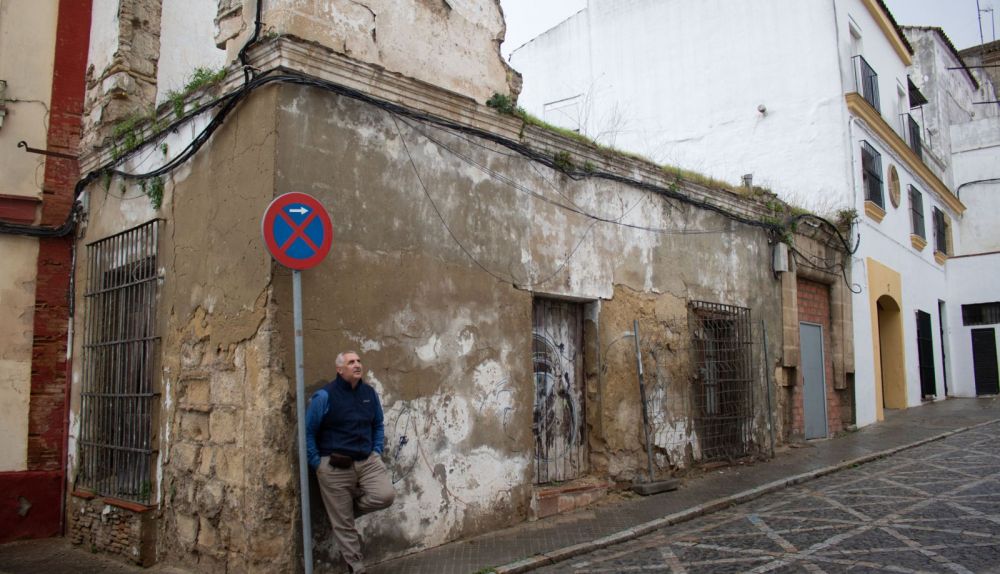 El argentino, durante su visita a Jerez.