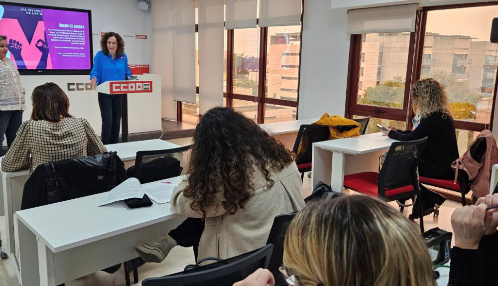 Presentación del informe de CCOO.